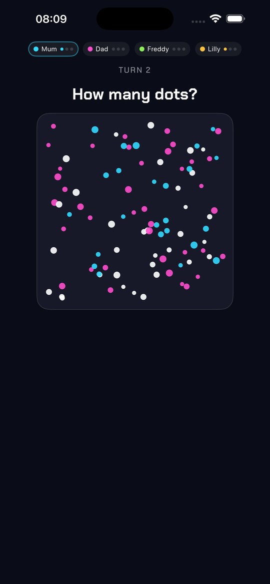 Eyeball It — a cloud of dots to count